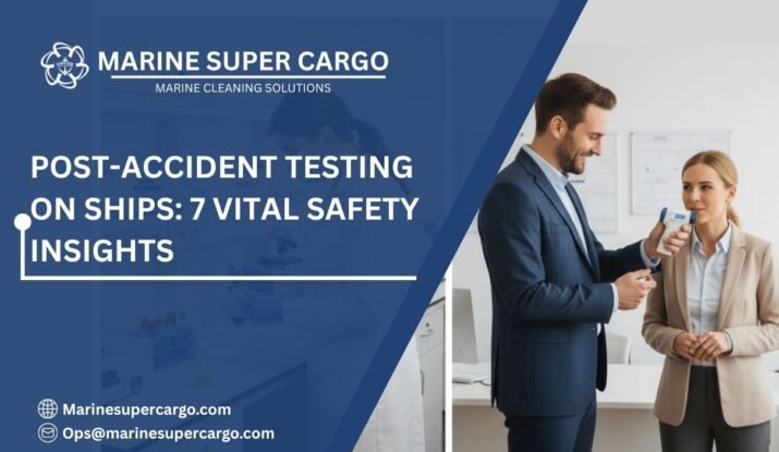 Post-accident testing on ships