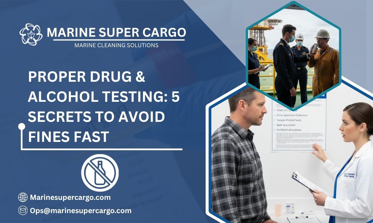 Proper drug and alcohol testing steps