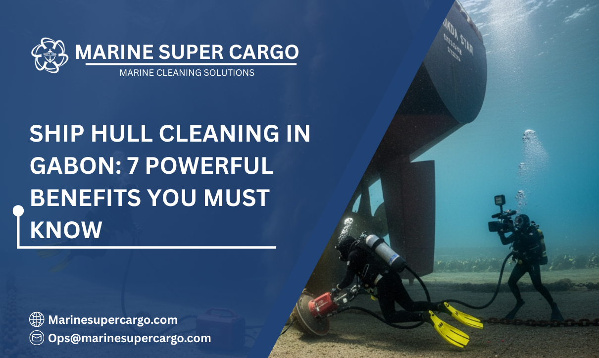 Ship Hull Cleaning in Gabon: The Ultimate Guide Ship Hull Cleaning in Gabon has become essential for efficient maritime operations. A clean hull reduces drag, improves fuel efficiency, and ensures vessels meet international environmental regulations. For ship owners and operators navigating the busy ports of Gabon, regular hull maintenance can prevent costly repairs and downtime. Beyond operational efficiency, it contributes to a greener maritime industry by reducing carbon emissions. In this guide, we explore everything from technical cleaning methods to compliance, cost-saving benefits, and future trends, giving you practical insights for maintaining your fleet effectively while safeguarding the marine ecosystem. Request A Quote Understanding Hull Fouling and Its Impact Hull fouling occurs when marine organisms like algae, barnacles, and mussels attach to a ship's hull. This biological buildup increases water resistance, slowing vessels and raising fuel consumption. In Gabon, where tropical waters accelerate fouling, neglecting hull cleaning can result in substantial economic losses. Regular cleaning prevents damage to anti-fouling coatings and ensures compliance with MARPOL environmental regulations. By understanding the science behind fouling, ship operators can make informed decisions about maintenance schedules, cleaning methods, and the technologies that best protect their fleet while reducing environmental impact. Ship Hull Cleaning in Gabon Key Benefits of Ship Hull Cleaning in Gabon Regular Ship Hull Cleaning in Gabon provides multiple operational advantages. Firstly, it boosts fuel efficiency by minimizing drag, lowering operational costs. Secondly, it extends hull life and preserves anti-fouling coatings, preventing structural damage. Thirdly, compliance with international maritime regulations like MARPOL avoids fines and legal issues. Clean hulls also improve vessel speed and maneuverability, essential for port operations. Finally, environmentally conscious operators reduce marine pollution and carbon emissions. These combined benefits enhance profitability while supporting sustainable shipping practices, making hull cleaning a crucial part of vessel management in Gabon. Also read about underwater ship hull cleaning in Moroni. Methods of Ship Hull Cleaning: Choosing the Right Approach Several methods exist for Ship Hull Cleaning in Gabon, each with unique advantages. Traditional dry-docking allows thorough cleaning and inspection, but can be costly and time-consuming. Diver-based cleaning offers flexibility for in-water maintenance, saving downtime. Robotic cleaning systems use automated brushes or suction to remove fouling efficiently. Eco-friendly methods, like ultrasonic antifouling systems, prevent regrowth without harsh chemicals. Selecting the right approach depends on vessel size, operational schedule, and regulatory compliance. By understanding available options, ship operators can balance efficiency, cost, and environmental responsibility. Also, know about underwater ship hull cleaning in Mutsamudu. View this post on Instagram A post shared by Marine Super Cargo (@marinesupercargo) Environmental Compliance and Regulatory Considerations Ship Hull Cleaning in Gabon must align with international and local maritime regulations. MARPOL governs pollution prevention, while the International Maritime Organization (IMO) sets standards for environmentally responsible operations. Improper cleaning can release invasive species or toxic materials into local waters, risking fines and reputational damage. Compliance ensures safe waste disposal and preserves marine biodiversity. Authorities such as IAPH and local Gabonese port regulations guide acceptable cleaning practices. Adhering to these rules not only protects the environment but also secures your vessel's operational certification and avoids costly legal entanglements. Cost-Saving Impacts of Regular Hull Cleaning Investing in regular Ship Hull Cleaning in Gabon leads to measurable cost savings. Clean hulls reduce fuel consumption, often by up to 15%, and lower greenhouse gas emissions. They prevent corrosion and structural damage, decreasing repair costs over time. Improved vessel speed and efficiency also enhance turnaround times, increasing profitability. By avoiding expensive dry-dockings and regulatory fines, operators protect their bottom line. Moreover, predictable maintenance schedules streamline budgeting and operational planning. These financial advantages highlight why hull cleaning is not just a maintenance activity but a strategic investment for long-term maritime success. Read more about Underwater ship hull cleaning in Congo. Innovations in Hull Cleaning Technology Hull cleaning technology is rapidly evolving. Modern methods include automated robotic cleaners, ultrasonic anti-fouling systems, and environmentally friendly coatings. These innovations reduce labor costs, minimize downtime, and enhance cleaning precision. Remote monitoring systems track hull condition, allowing proactive maintenance planning. In Gabon, adopting these technologies ensures compliance and environmental protection. Ship owners benefit from reduced fuel usage and improved operational efficiency. Staying informed about technological trends allows maritime operators to implement cutting-edge solutions, giving their fleet a competitive edge while meeting regulatory and ecological standards. Learn more about Underwater ship hull cleaning in Djibouti. Safety Measures During In-Water Cleaning In-water Ship Hull Cleaning in Gabon requires strict safety protocols. Divers must wear protective gear, follow operational guidelines, and use equipment suited for underwater work. Risk assessments prevent accidents during hull inspections or cleaning procedures. Automated robotic systems further enhance safety by reducing human exposure to hazardous conditions. Safe cleaning practices also ensure no hull damage occurs and regulatory compliance is maintained. Implementing rigorous safety measures protects crew health, safeguards vessels, and reinforces operational integrity, making hull cleaning both effective and responsible. Learn about Underwater ship hull cleaning in Egypt. Marine Supercargo Expands Services: Drug & Alcohol Testing for Safer Seas Marine Supercargo, renowned for its global marine cleaning platform, now offers professional drug & alcohol testing services. This new offering helps ship owners, operators, and managers ensure crew safety, comply with international maritime regulations, and maintain operational efficiency. Testing programs include pre-employment screenings, random checks, and post-incident evaluations. By integrating these services with hull cleaning schedules, operators can manage both vessel and crew performance seamlessly. This proactive approach minimizes risks, improves onboard safety culture, and ensures compliance with IMO and other maritime standards, fostering safer seas for all maritime stakeholders. “Marine cleaning, anytime. Anywhere. 🌊 #GlobalMarine”#shipping #maritime #ship #cruises #sealife #port #shipping #marine #captain #vessel #ships #cargo pic.twitter.com/GgKTqEMETK— Marine Super Cargo (@Marinsupercargo) October 4, 2025 Choosing Reliable Service Providers in Gabon Selecting a trustworthy Ship Hull Cleaning in Gabon provider is critical. Look for companies with IMCA accreditation, experienced personnel, and adherence to environmental regulations. Platforms like CleanShip.co offer verified services, transparent pricing, and operational support. Checking reviews, certifications, and safety records ensures high-quality outcomes. Reliable providers not only clean efficiently but also advise on maintenance schedules, regulatory compliance, and sustainable practices. Partnering with a dependable company reduces risks, maximizes cost savings, and maintains your fleet's long-term performance, ensuring your vessels operate smoothly in Gabon's busy maritime environment. Future Trends in Ship Hull Maintenance The future of Ship Hull Cleaning in Gabon emphasizes sustainability, automation, and proactive maintenance. Eco-friendly coatings and robotic systems reduce environmental impact. Predictive analytics and AI help anticipate fouling patterns, optimizing cleaning schedules. Regulatory pressure and fuel cost concerns will continue driving innovation. Integration of crew safety programs, like drug and alcohol testing, alongside cleaning operations, represents a holistic approach to maritime management. Ship owners and operators who embrace these trends will enjoy improved efficiency, compliance, and profitability while contributing to a greener, safer shipping industry. Ship Hull Cleaning in Gabon Conclusion Ship Hull Cleaning in Gabon offers significant operational, environmental, and financial benefits. Regular maintenance boosts fuel efficiency, ensures regulatory compliance, and protects vessel integrity. Technological innovations like robotic cleaners and eco-friendly coatings are shaping the future of maritime maintenance. Integrating crew safety measures, including drug and alcohol testing, further enhances operational reliability. By partnering with trusted providers such as CleanShip.co, ship owners can achieve safer, greener, and more profitable maritime operations. Take action today to safeguard your fleet and elevate your shipping standards through strategic hull cleaning. FAQs: Q1. Why is Ship Hull Cleaning in Gabon important for fuel efficiency?Regular cleaning reduces hull drag caused by fouling, allowing ships to consume less fuel, improve speed, and lower operational costs while also reducing greenhouse gas emissions.Q2. How often should vessels undergo hull cleaning in Gabon?Frequency depends on water conditions, vessel type, and antifouling coatings. In tropical waters like Gabon, cleaning every 3–6 months is often recommended to prevent fouling and maintain efficiency.Q3. What safety precautions are required for in-water hull cleaning?Divers must wear protective gear, use proper tools, follow risk assessments, and adhere to regulatory guidelines. Robotic systems can also reduce human exposure to hazards.Q4. How does drug and alcohol testing improve maritime safety?Testing ensures crew members operate vessels safely, reduces the risk of accidents, maintains compliance with IMO regulations, and promotes a responsible onboard culture.Q5. Are eco-friendly hull cleaning methods effective in Gabon?Yes, modern eco-friendly methods, including robotic cleaning and ultrasonic systems, effectively remove fouling while minimizing chemical use and protecting marine biodiversity.