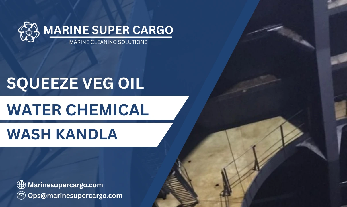 Squeeze veg oil hot water chemical wash Kandla