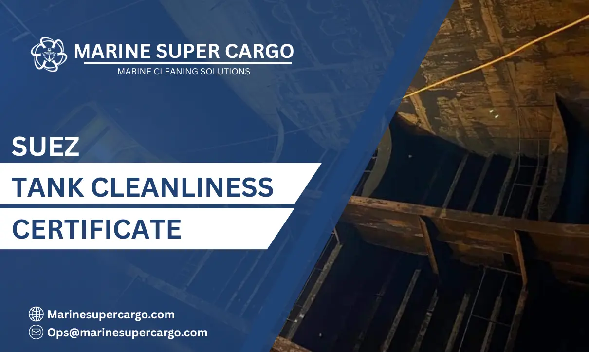 Suez Tank Cleanliness Certificate