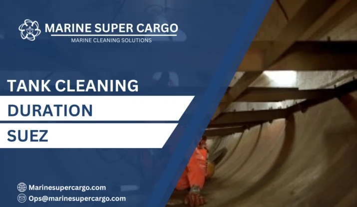 Tank cleaning duration Suez