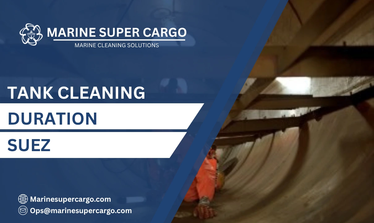 Tank cleaning duration Suez