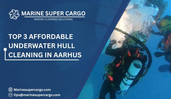 Underwater hull cleaning in Aarhus