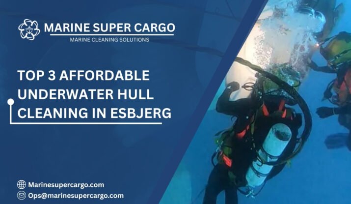 Underwater hull cleaning in Esbjerg