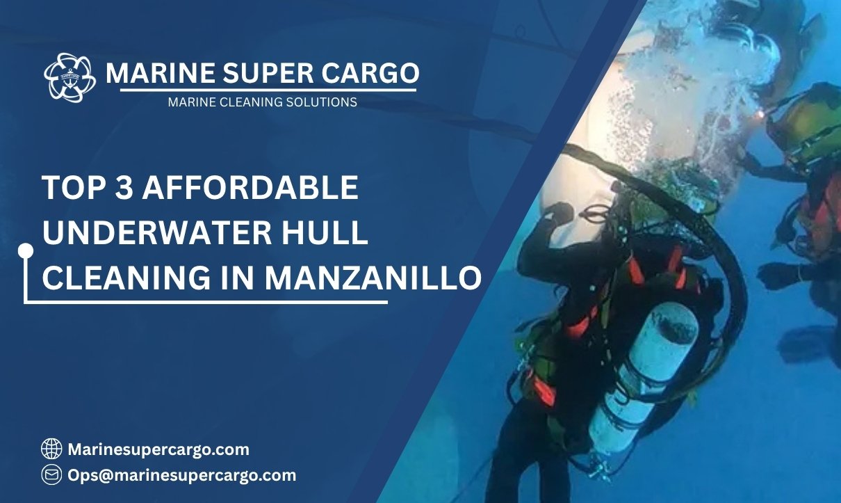 Underwater hull cleaning in Manzanillo