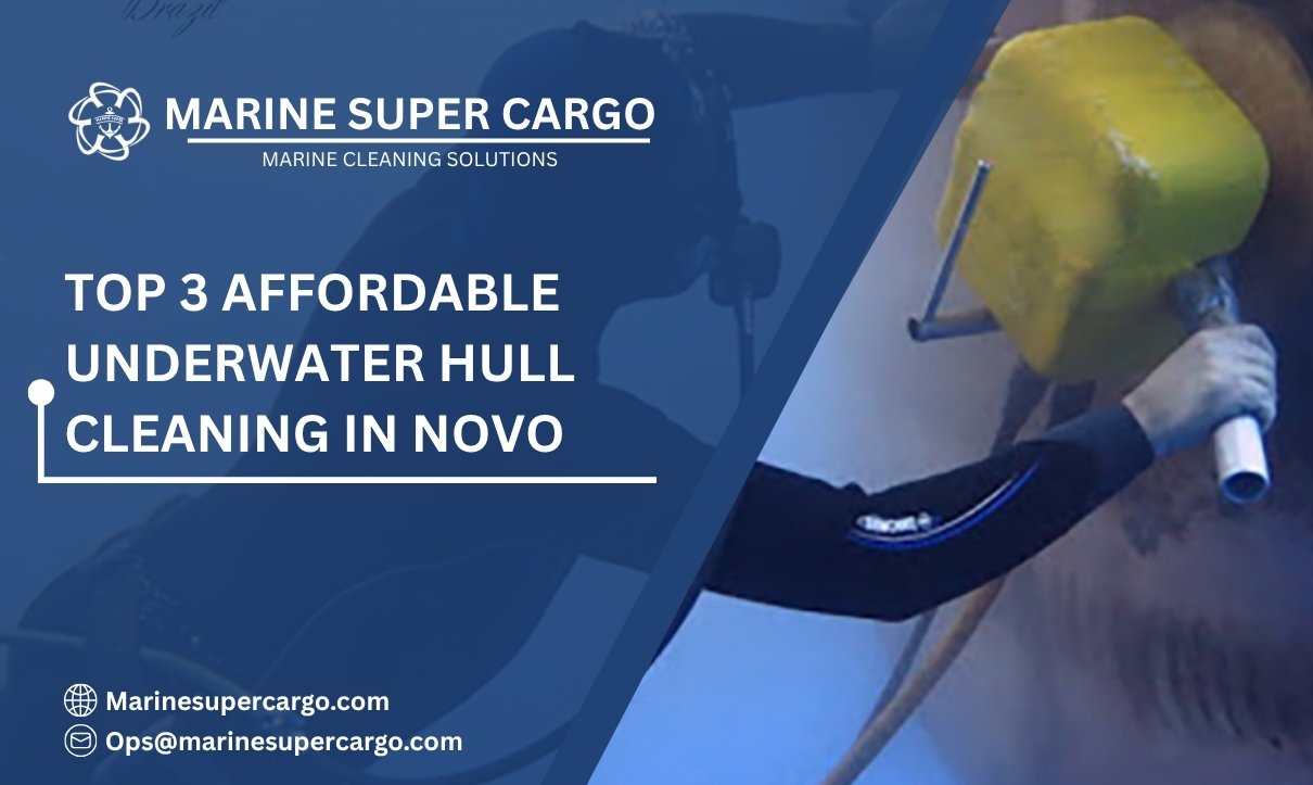 Underwater hull cleaning in Novo