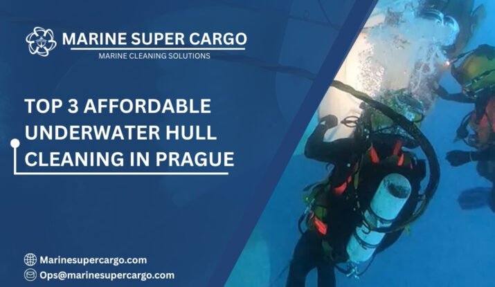 Underwater hull cleaning in Prague