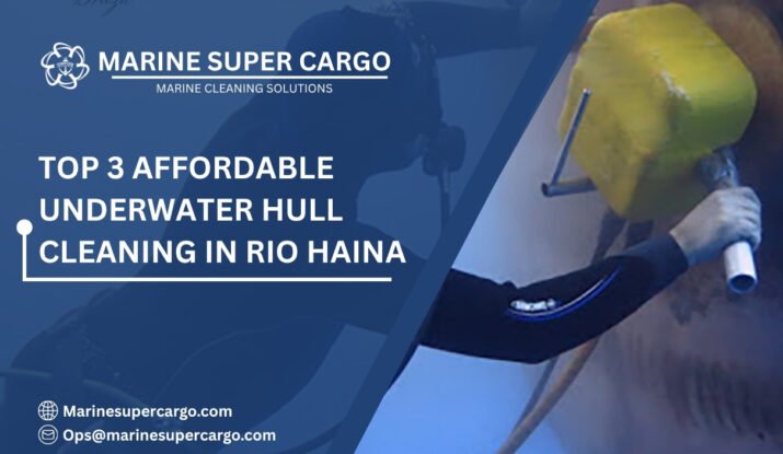 Underwater hull cleaning in Rio Haina