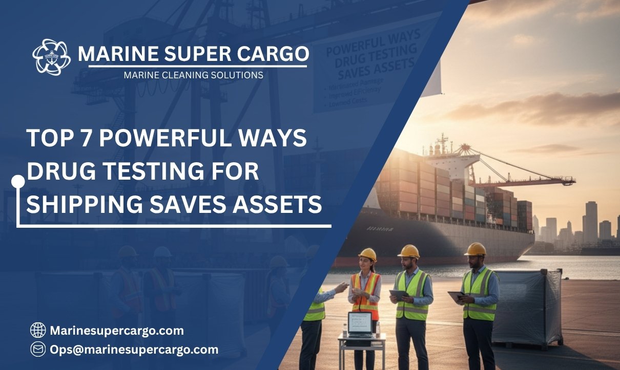 Drug testing for shipping safety and asset protection