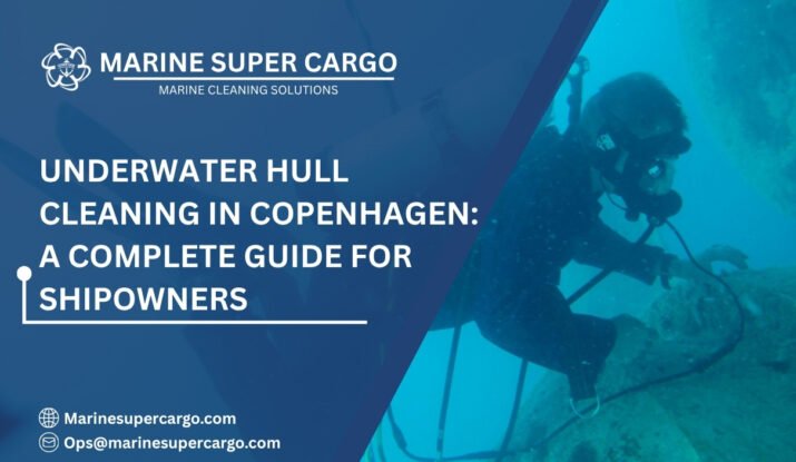 Underwater hull cleaning in Copenhagen
