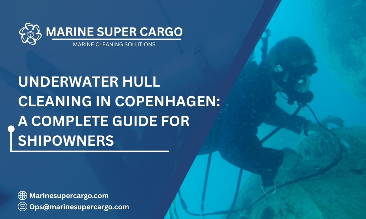 Underwater hull cleaning in Copenhagen