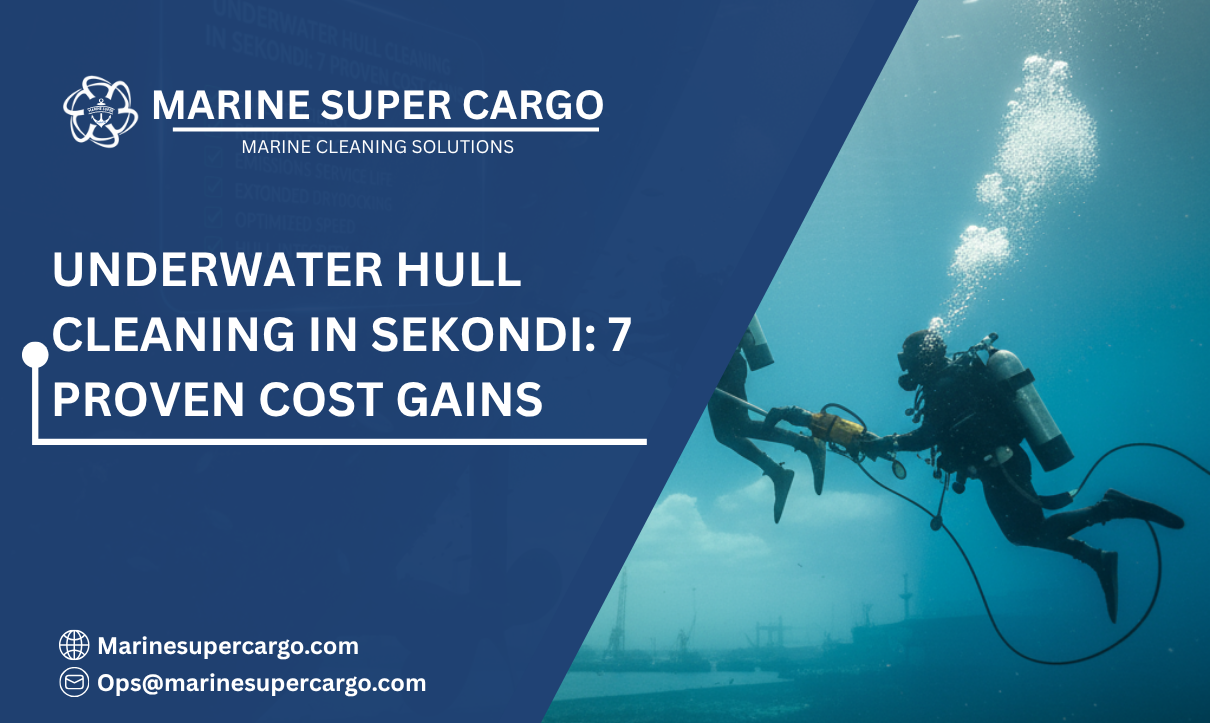 Underwater Hull Cleaning in Sekondi vessel maintenance