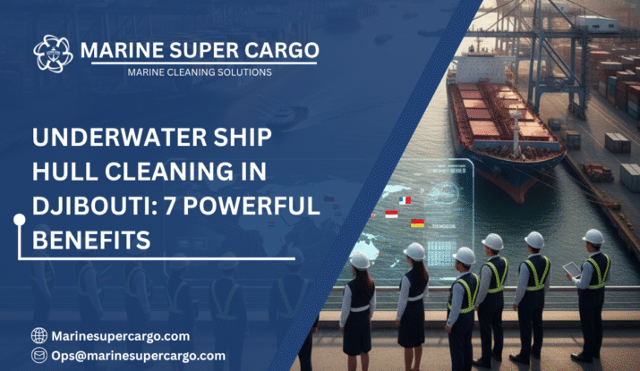 Underwater ship hull cleaning in Djibouti
