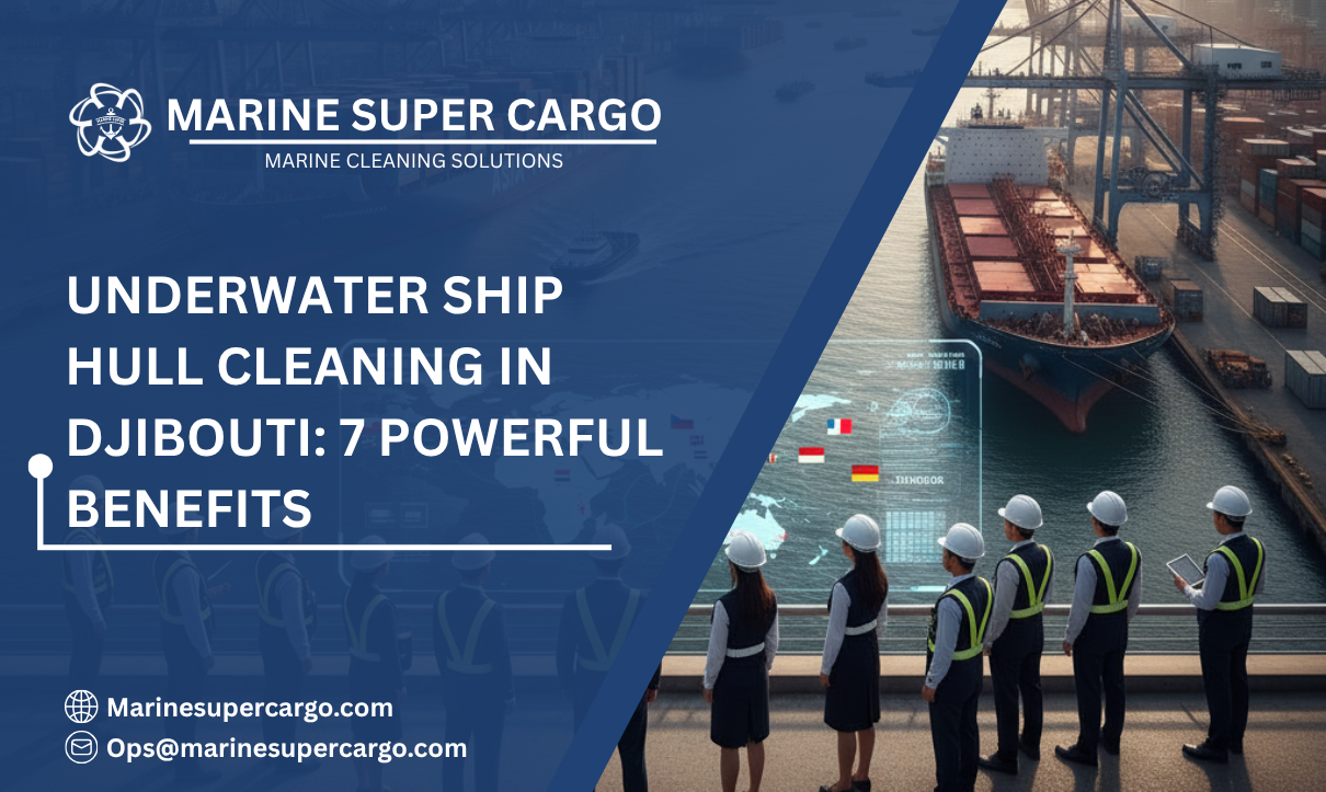 Underwater ship hull cleaning in Djibouti