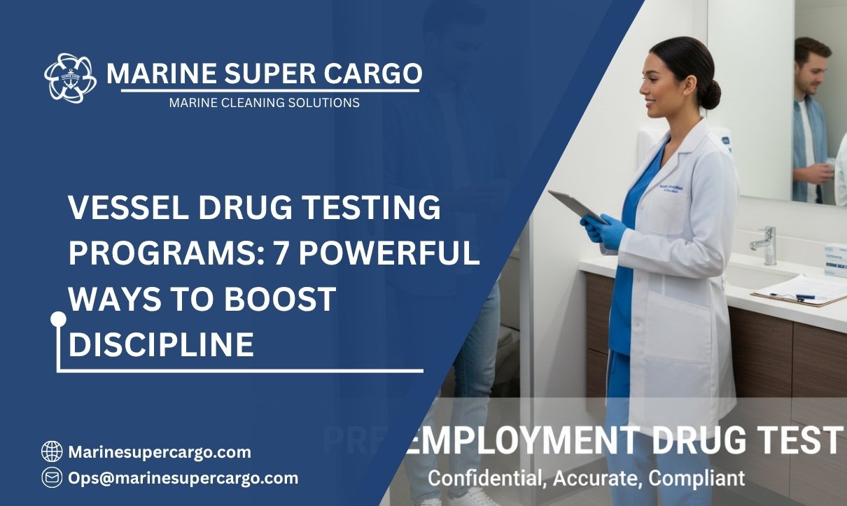Vessel drug testing programs for discipline