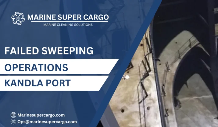 failed sweeping operations Kandla Port