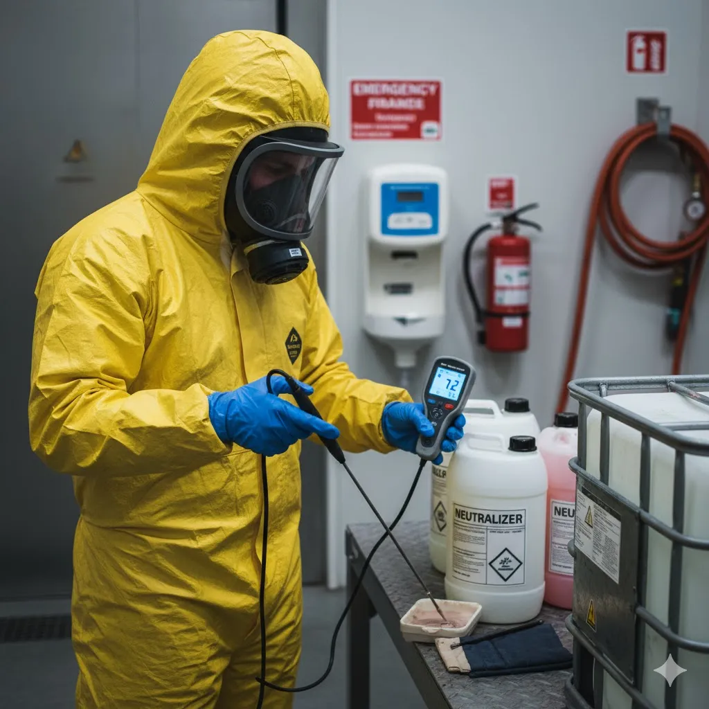 Acid Caustic Tank Cleaning Suez