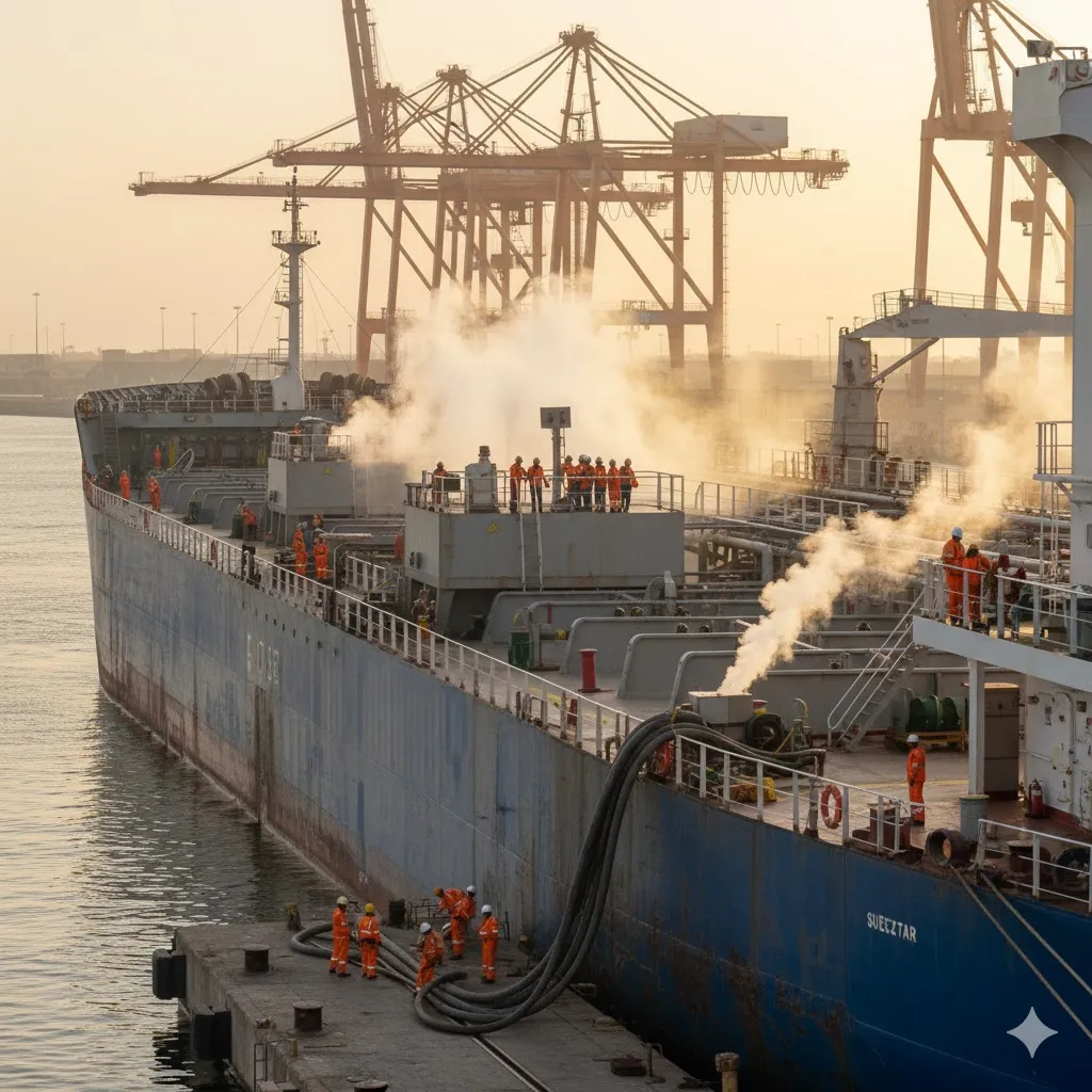 Bitumen tank cleaning Suez