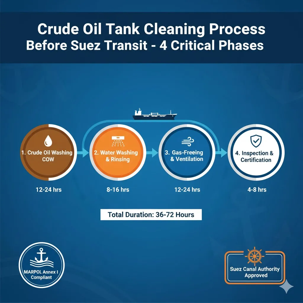 Crude oil tank cleaning