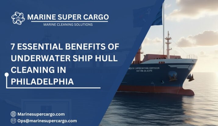 Underwater ship hull cleaning in Philadelphia