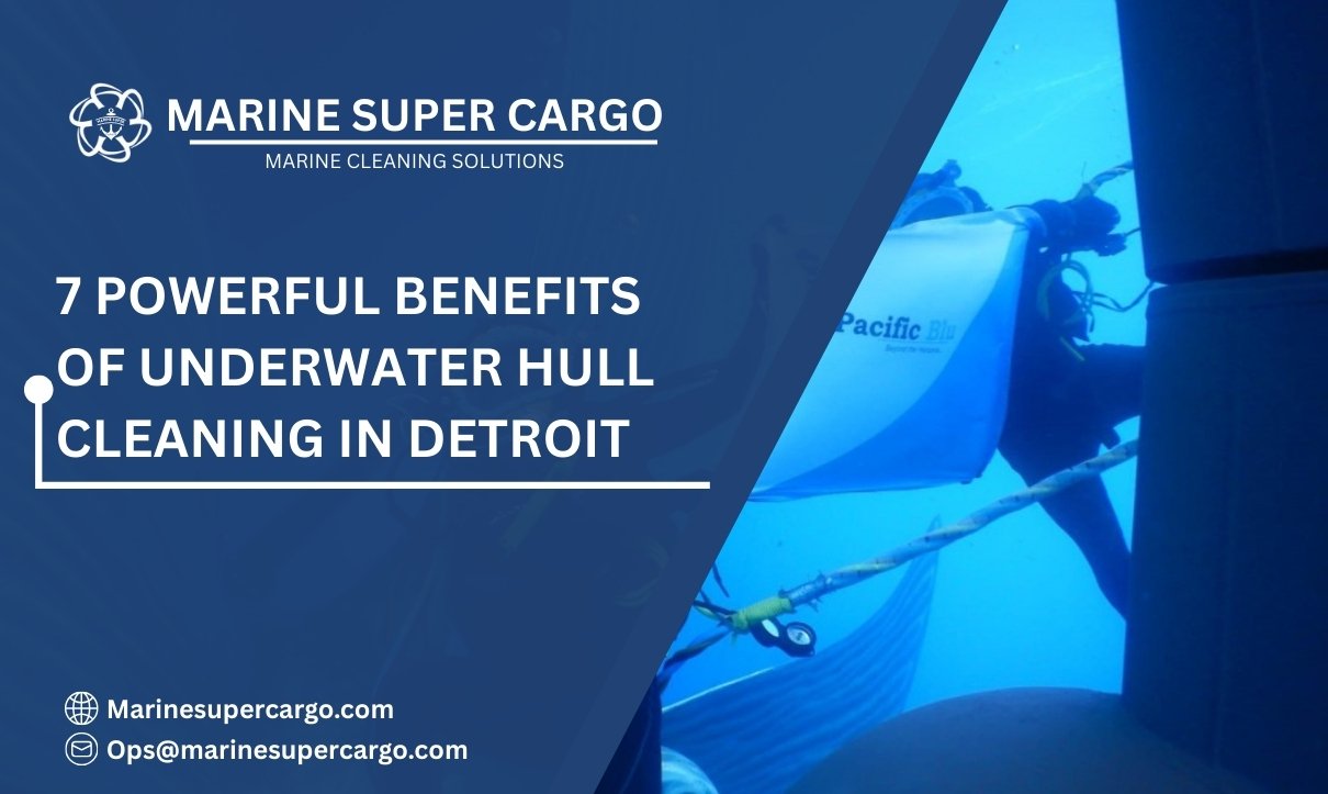 Underwater hull cleaning services in Detroit