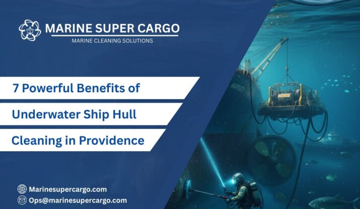 Underwater ship hull cleaning in Providence