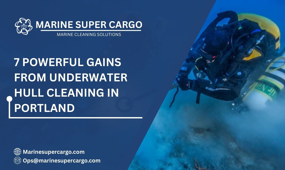 Underwater hull cleaning services in Portland