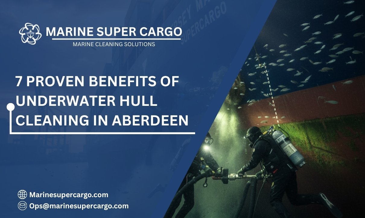 Underwater hull cleaning in Aberdeen