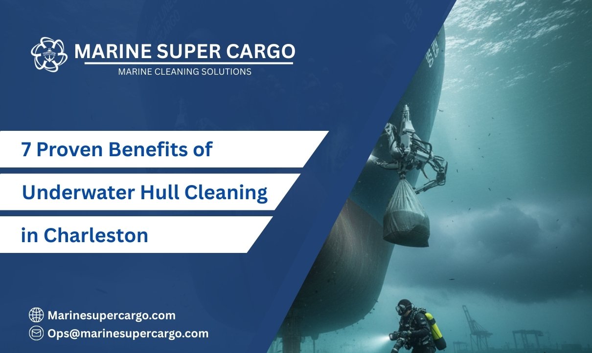 Underwater hull cleaning in Charleston services