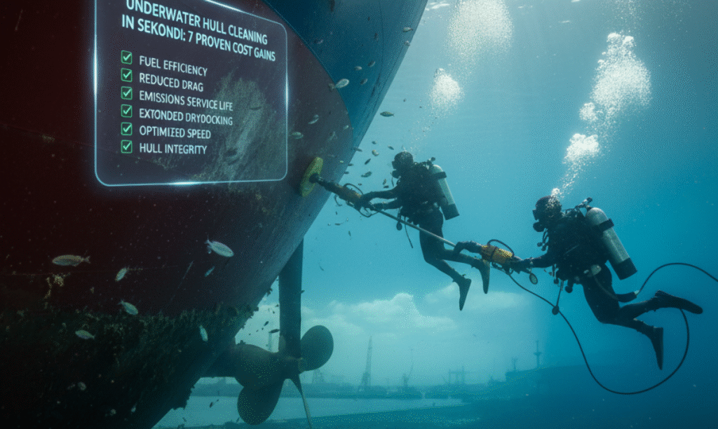 Boost vessel performance with hull cleaning in Dammam