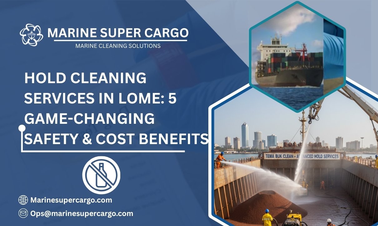 Hold cleaning services for vessels in Lome