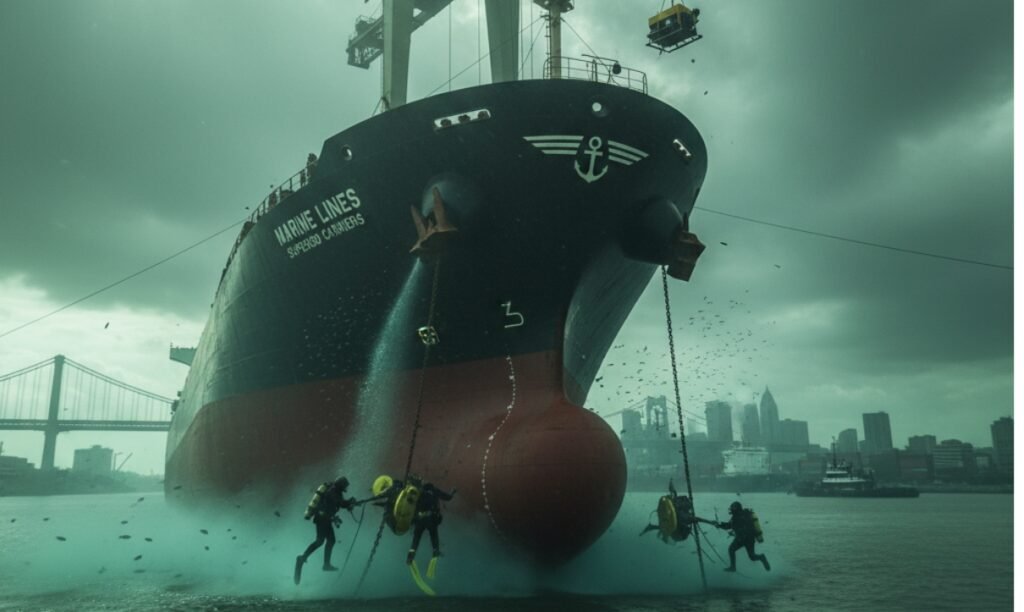 Expert underwater ship hull cleaning in Jersey