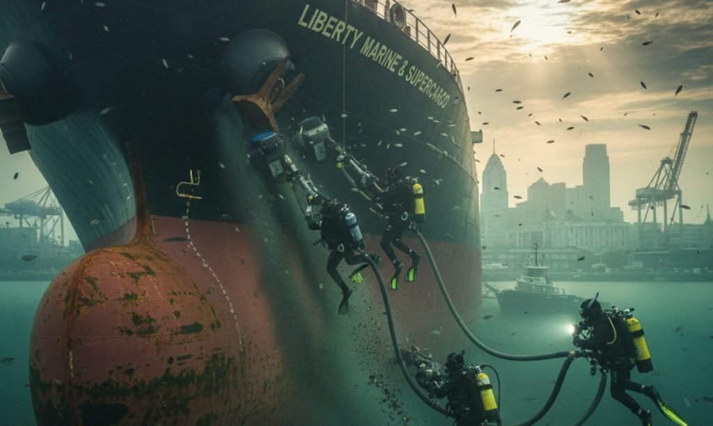 Underwater Ship Hull Cleaning in Jersey
