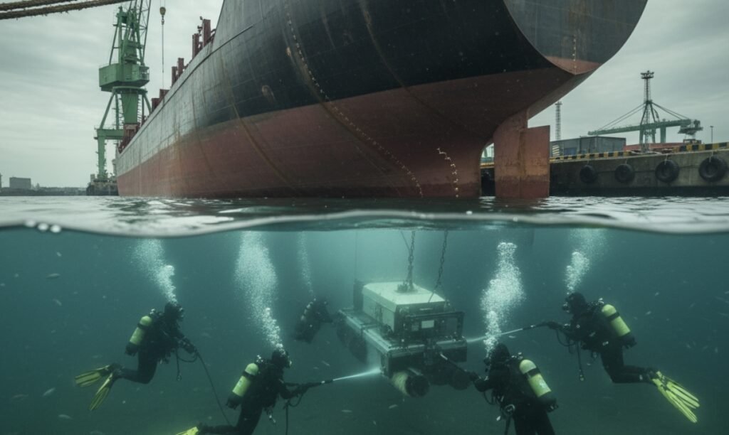 Underwater Ship Hull Cleaning in Portland for Maximum Efficiency