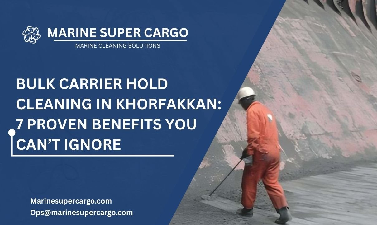 Bulk carrier hold cleaning Khorfakkan