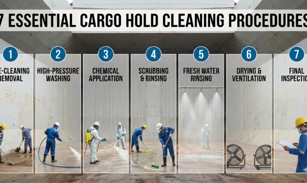 7 Essential Cargo Hold Cleaning Procedures in Dubai Ports