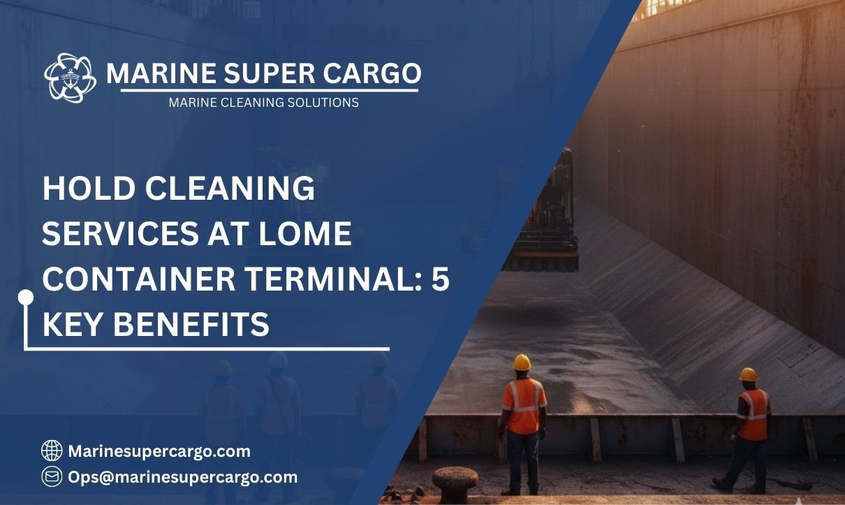 Hold cleaning services at Lome Container Terminal