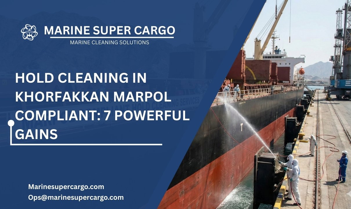 Hold Cleaning in Khorfakkan for cargo vessels