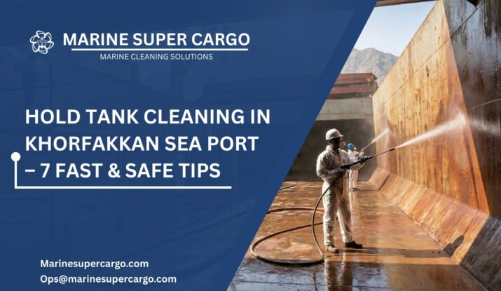 Hold tank cleaning at Khorfakkan Sea Port