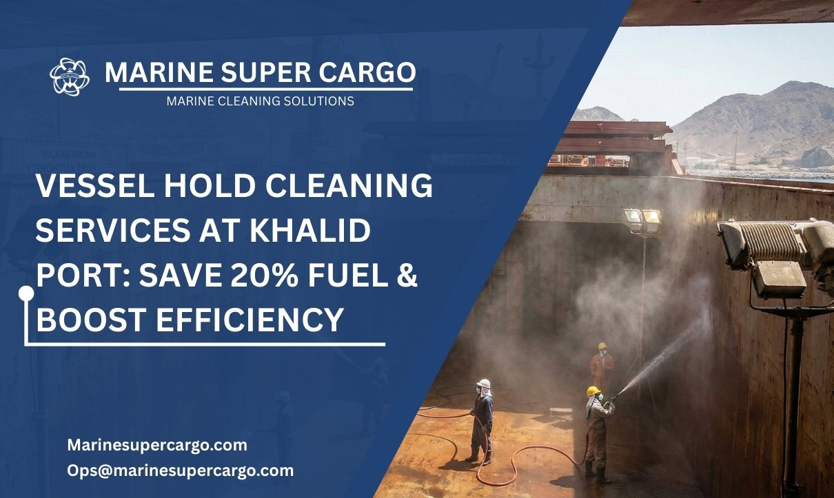 Vessel hold cleaning services at Khalid Port