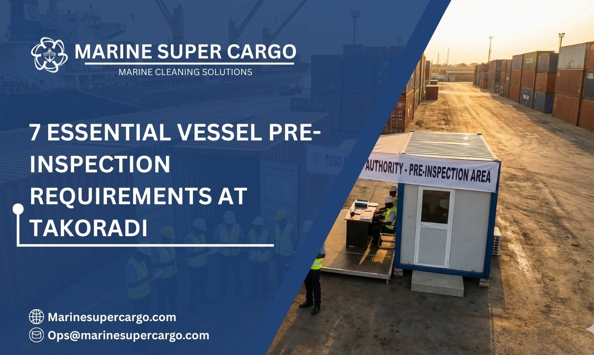 Vessel pre-inspection requirements at Takoradi