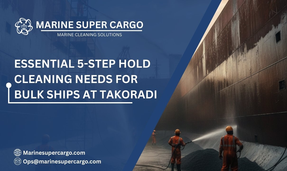 Hold cleaning needs for bulk ships at Takoradi