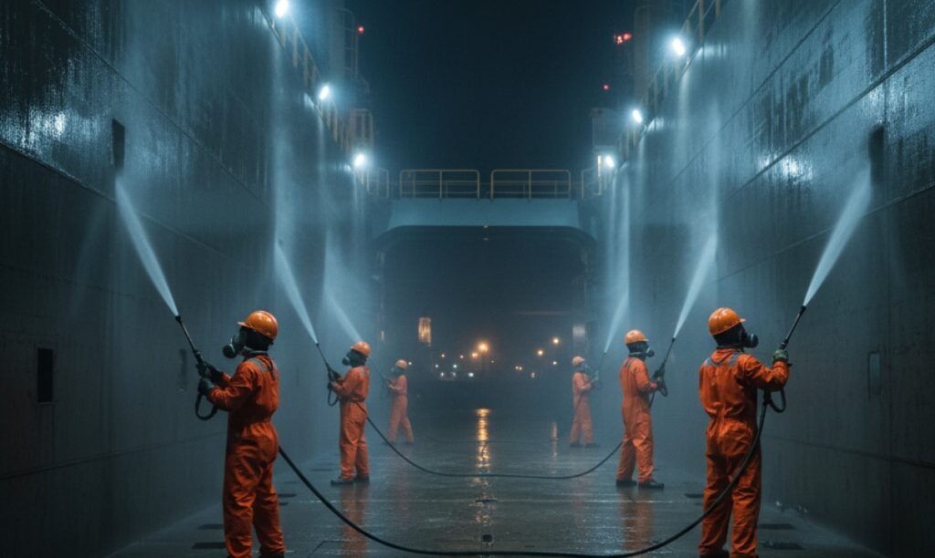 Bulk vs container ship cleaning needs in Ghana ports