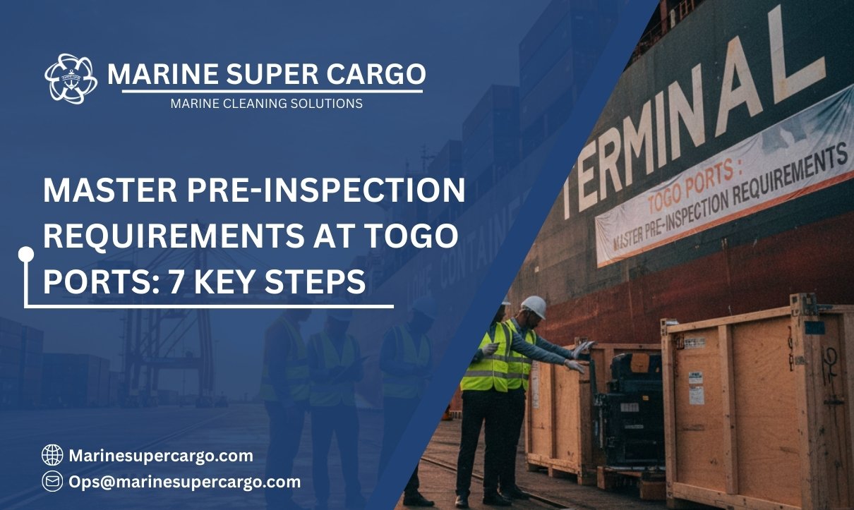 Pre-inspection requirements at Togo ports checklist
