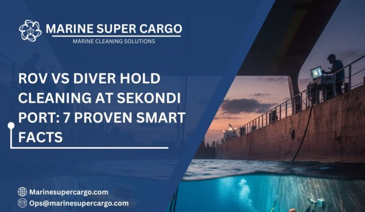 ROV vs diver hold cleaning at Sekondi Port