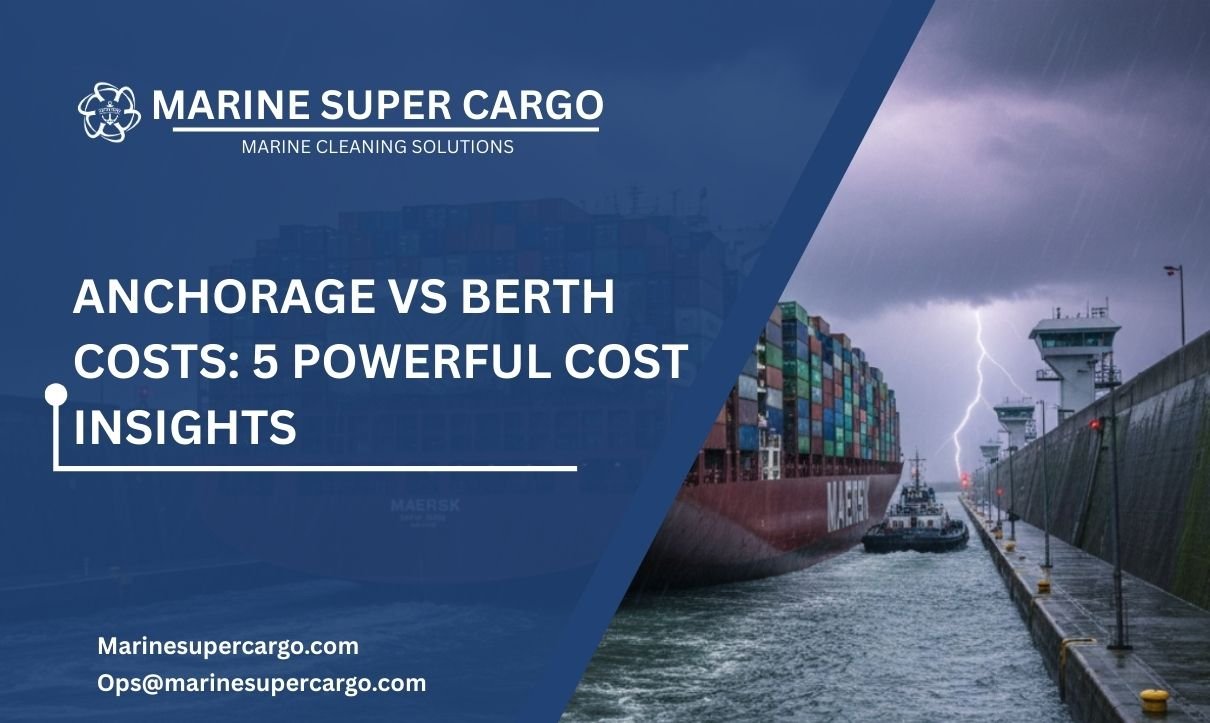 Anchorage vs Berth Costs comparison guide