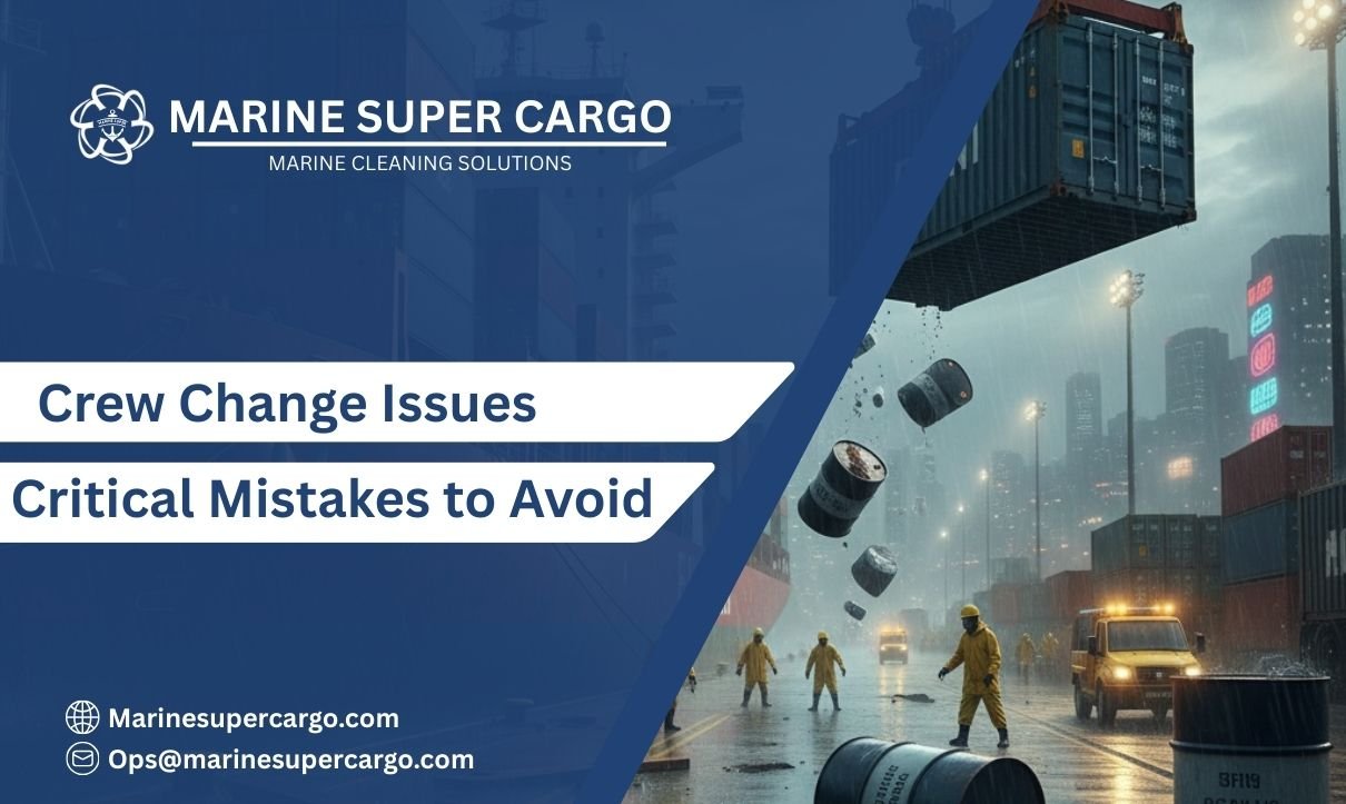 Crew Change Issues and common crew mistakes