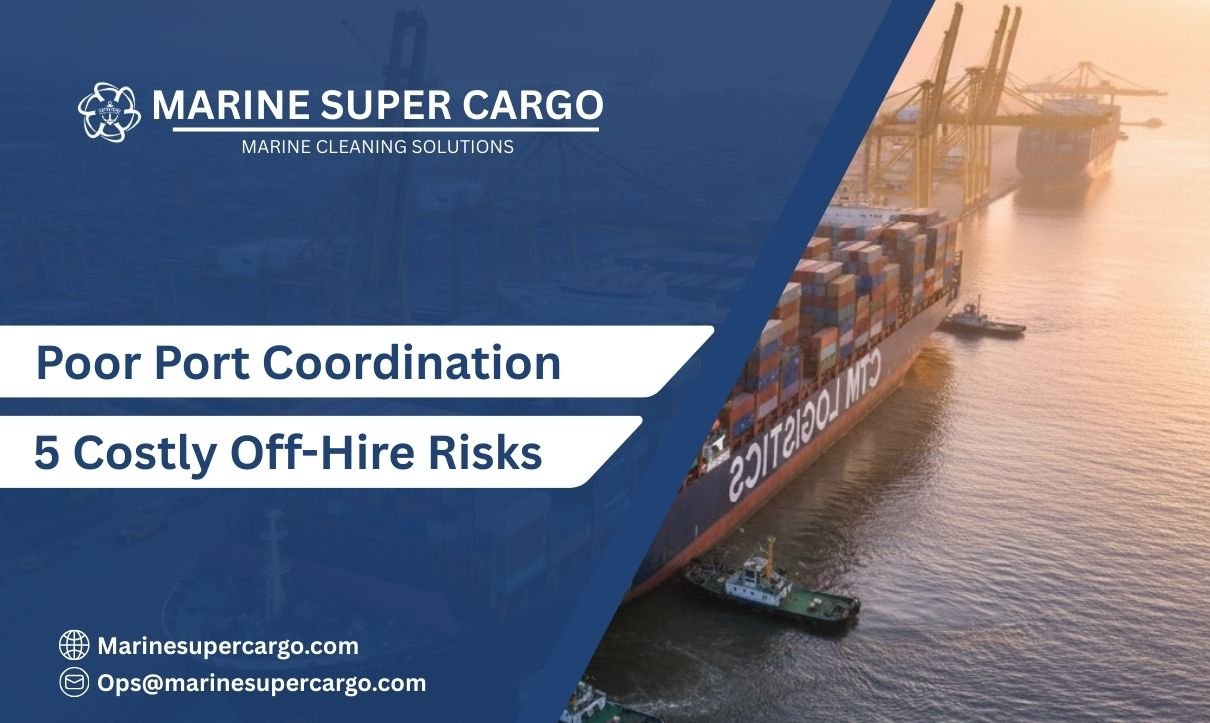 Poor Port Coordination causing off-hire risks