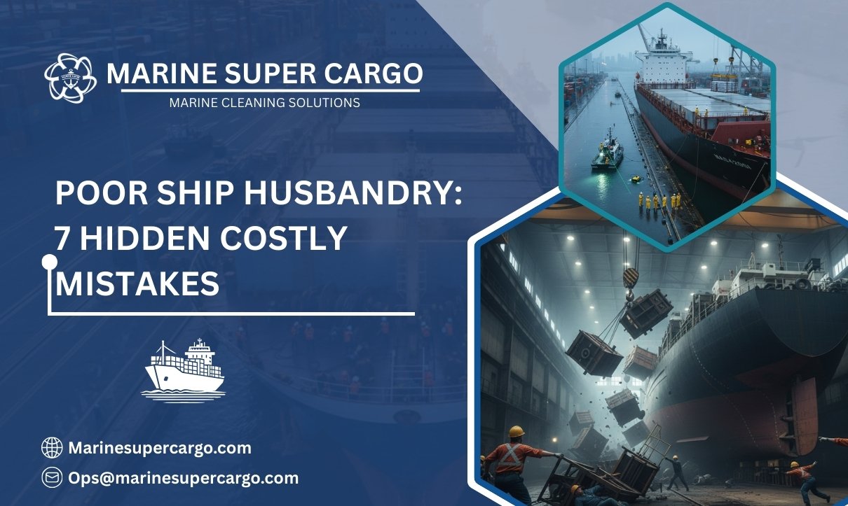 Poor Ship Husbandry costly operational mistakes